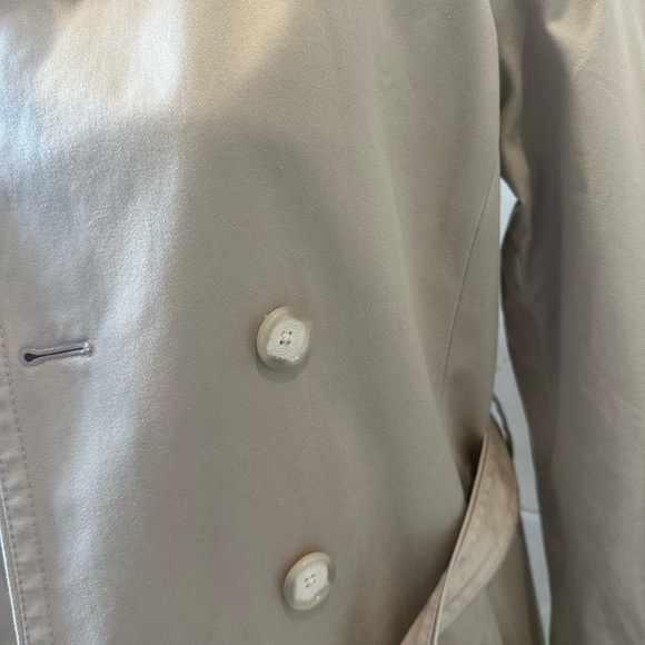 Coach Beige Double-Breasted Trench Coat - Picture 16 of 16